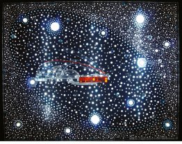 Constellation et habitat de la ville hydrospatiale,