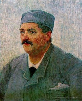 Portrait d'un homme avec une casquette de crâne
