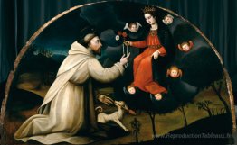 Saint Dominic reçoit le chapelet