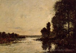 Saint-Valerie-sur-Sur-Somme Moonrise sur le canal