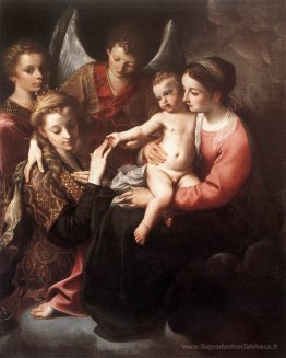 Le mariage mystique de St Catherine