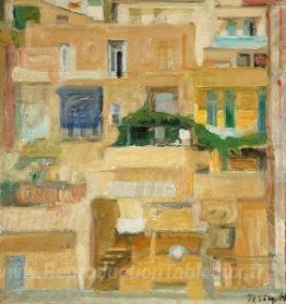 La vue de la rue Xenokrate à Athènes