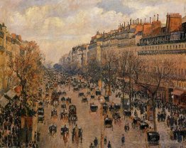Boulevard Montmartre après-midi, lumière du soleil