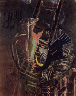 Nature morte avec les escaliers