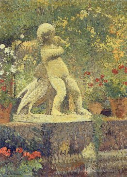 L'enfant avec une oie
