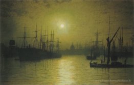 Tombée de nuit sur la Tamise