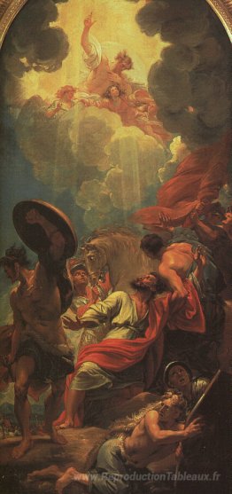 Panel central d'un triptyque (étude pour une fenêtre à l'église