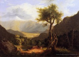 Vue dans les montagnes blanches