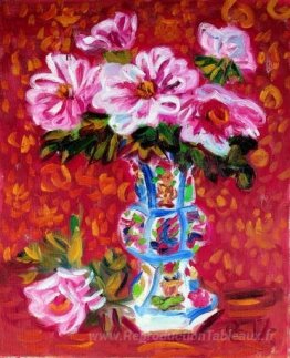 Pivoines dans un vase chinois