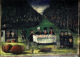 Route de Kakheti (partie de la tapisserie en six peintures)