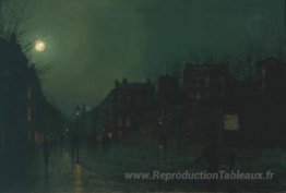 Vue de Heath Street la nuit
