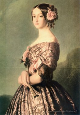 Portrait de Francisca Caroline Gonzaga de Bragança, princesse de