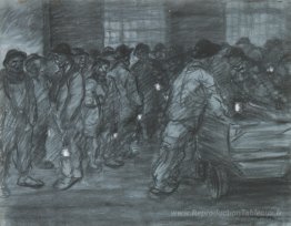 Mineurs avec lanternes