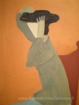 Femme avec un chapeau