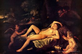 Vénus endormi et Cupidon