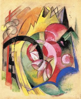 Coloful Flowers (formes abstraites)