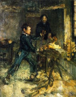 Étude pour le jeune fabricant de sabot