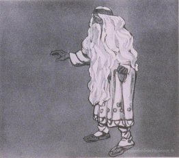 Croquis des costumes pour "Snow Maiden"