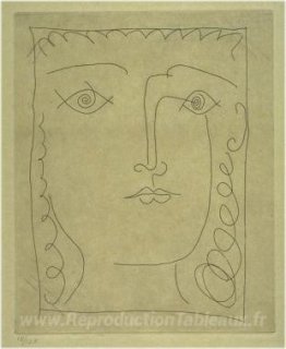 Tête d'une fille