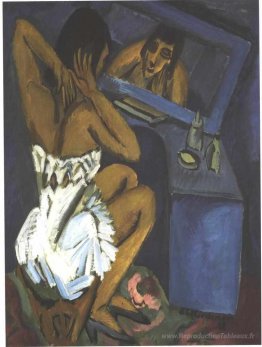 Femme avant le miroir