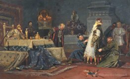 Manteau clownesque. Boyar Morozov A. Devant Ivan le terrible