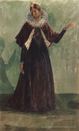 Conception de costumes par Marina Mnishek à la tragédie de Boris