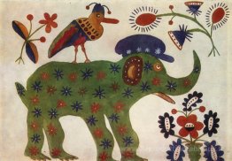 Éléphant vert