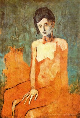 Femme assise nue
