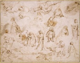 Croquis pour une tentation de Saint-Anthony