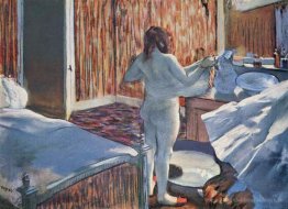 Femme à sa toilette