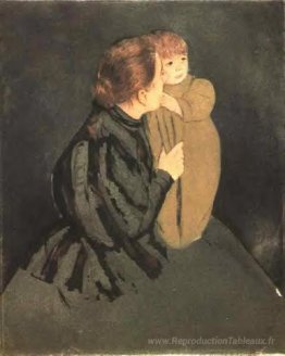 Mère et enfant paysanne