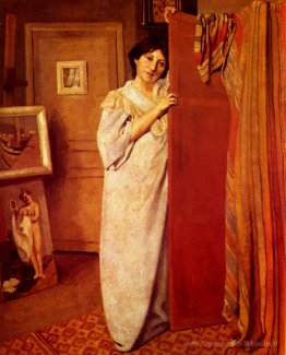 Portrait d'un atelier avec une figure (ma femme)