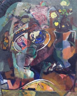 Table avec des fleurs