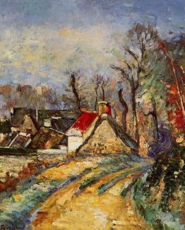 Le virage sur la route à AUvers