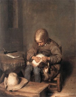Le puce-capteur (garçon avec son chien)