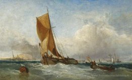 Une barge à baignade