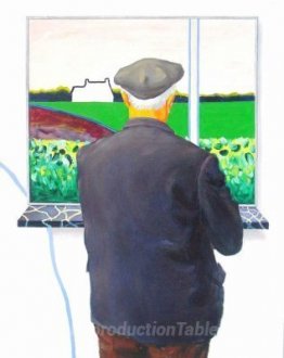 Père devant la fenêtre