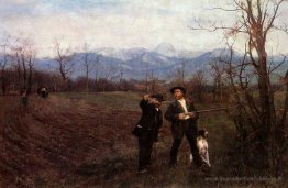 Wilhelm Leibl et Sperl à la chasse