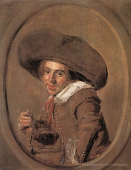Un jeune homme dans un grand chapeau