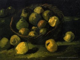 Nature morte avec panier de pommes