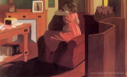 Couple d'intimité à l'intérieur