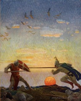 La mort d'Arthur et Mordred