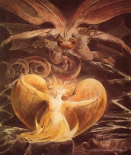 Le grand dragon rouge et la femme vêtu du soleil