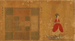 Portrait de Lady Su Hui avec un palindrome à la manière de Zhu S