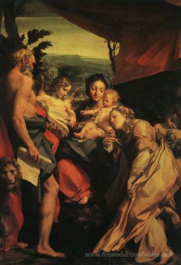 Madonna avec saint Jérôme (le jour)