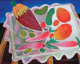 Nature morte avec des fruits et légumes