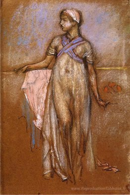 La fille esclave grecque (ou les variations de violet et de rose
