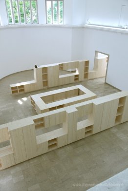 Un chat de cuisine parle (installation dans le pavillon allemand