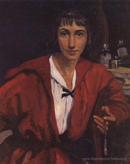 Autoportrait en rouge