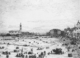 Padoue: Le Prato della Valle avec le Père Noël Giustinia et l'ég